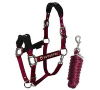 EQUESTRO CAVEZZA NYLON C/LUNGHINA SHAPED FLEECE (FULL, BORDEAUX)