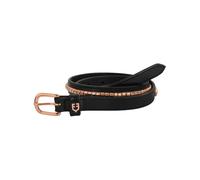 Equestro Cintura modello Clincher rose gold 110 cm, Nero