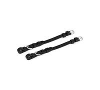 Equestro Coppia montanti testiera Inglese Full, Nero