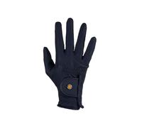 EQUESTRO Guanti BLU Taglia 6,5 in pelle sintetica monta inglese CAVALLO