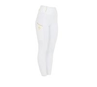 Equestro Leggings Bambina 10 Anni, Bianco