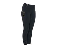 Equestro Leggings Bambina 10 Anni, Nero