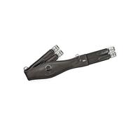 Equestro Sottopancia in Cuoio Sagomato - 120 cm, Nero