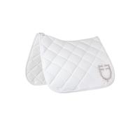 EQUESTRO Sottosella dressage BIANCO logo in strass