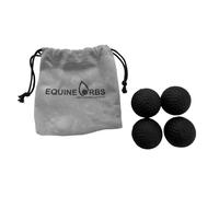 Equetech Equine Orbs-Performance Ear Plugs, Tappi per Le Orecchie Unisex, Nero, Horse 40mm