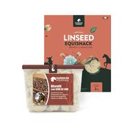 Equi Snack biscotti per cavalli con semi di lino con confezione richiudibile Gui