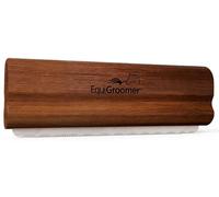 EquiGroomer EasyGroomer Spazzola per rimozione del pelo per cani e gatti, per sottopelo, pettine per rimuovere lo sporco, peli, perfetto per peli corti e lunghi, mogano naturale