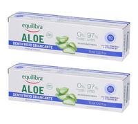 Equilibra Aloe Dentifricio Sbiancante 2x75 ml