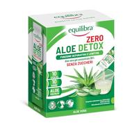 Equilibra Aloe Detox Zero, Gel Concentrato 99%, 10 Stick da 30 ml