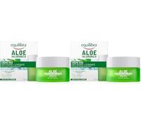 Equilibra Aloe Ialuronica Crema Viso Anti-Rughe Levigante, 2x50 ml
