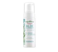Equilibra, Aloe Ialuronica Mousse Detergente Viso, con Succo di Aloe, Acido Ialuronico ai 3 Pesi Molecolari e Centella Asiatica, Doppia Detersione, per Pelli Sensibili, Clinicamente Testata, 150ml