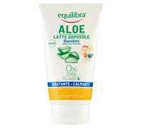 equilibra Solari, Aloe Latte Doposole Bambini, a Base di Olio di Mandorle Dolci, Estratto di Camomilla, Pantenolo, Vitamina E e Olio Essenziale di Citronella Anti-puntura d'Insetto, 150 ml