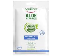 Equilibra Aloe Solare Maschera Viso Doposole In Tessuto Monodose 1 unità