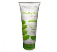 Glenova Cosmetics Dermo Gel Multiattivo 99% Aloe Vera Dermatologicamente Testato Senza Conservanti ne Profumazione - Flacone da 200ml