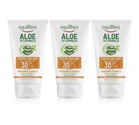 Equilibra Aloe Vitaminica Crema Solare SPF 30 3x150 ml