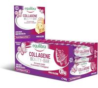 Equilibra, Barrette Proteiche, Collagene Beauty Bar, 35% Proteine, 24x40g, Barrette con 2,5 g di Collagene, Low Sugar, High Protein, Senza Glutine, Gusto Frutti di Bosco
