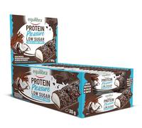 Equilibra Barrette Proteiche, Protein Pleasure Cocco & Dark Choco, Barretta Proteica Ricoperta di Cioccolato, Low Sugar, High Protein, Senza Glutine, Senza Olio di Palma, 20 Barrette da 30 g