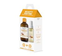 Equilibra, Beauty Routine Corpo Nutriente Elasticizzante,Contiene 1 Olio di Mandorle Puro 100% di Origine Naturale, da Spremitura a Freddo, 1 Acqua Corpo Profumata,Cofanetto Corpo per BodyCare Routine