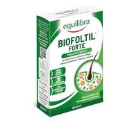 Equilibra Biofoltil Forte, Integratore per Capelli, Unghie e Pelle, con Olio di Cocco per il Trofismo della Cute, Estratto di Miglio, Aminoacidi Solforati, Biotina, Zinco, Selenio, 32 Capsule