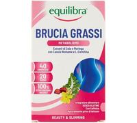 EQUILIBRA Brucia Grassi 40 Compresse - Integratore Per Il Peso Corporeo