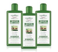 equilibra Capelli, Shampoo Anti-Caduta Fortificante, Deterge Delicatamente i Capelli Fragili, Evita Che Cadano o Si Spezzino, a Base di Aloe Vera, Olio di Argan, Cheratina Vegetale, 3 Pezzi da 300 ml