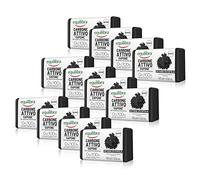 equilibra Carbone Attivo Sapone 100% vegetale, 100 g, Pacco da 12