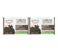 Equilibra® CARBONE ATTIVO Sapone Detox 2x100 g Sapone