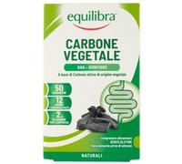 Equilibra Carbone Vegetale Integratore Pancia Piatta 50 Compresse