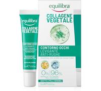 Equilibra, Collagene Vegetale Contorno Occhi Levigante Anti-rughe, 15 ml , Crema con Fitocollagene da Semi di Zucca e Collagen Amino Acids, Vitamina C, Pro-vitamina B5, Dermatologicamente Testato