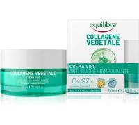 Equilibra, Collagene Vegetale Crema Viso Anti-rughe Rimpolpante, 50 ml , con Fitocollagene da Semi di Zucca e Collagen Amino Acids, Vitamina C, Pro-vitamina B5, Dermatologicamente Testato
