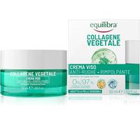 Equilibra, Collagene Vegetale Crema Viso Anti-rughe Rimpolpante, 50 ml , con Fitocollagene da Semi di Zucca e Collagen Amino Acids, Vitamina C, Pro-vitamina B5, Dermatologicamente Testato