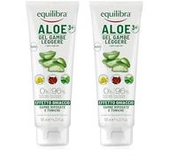 equilibra Corpo, Aloe Gambe Leggere Gel, Gel Fresco a Base di Aloe Vera e Aloe 3+, Effetto Ghiaccio, Favorisce Circolazione Gambe Con Stress del Microcircolo, Dona Sollievo e Benessere, 125 ml