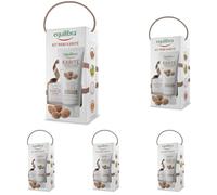 equilibra Corpo, Kit Mani Karité, Crema Mani Karité Nutriente e Protettiva, Sapone 100% Vegetale Detersione Delicata, Confezione Regalo (Confezione da 5)