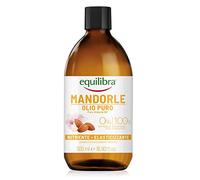 equilibra Corpo, Olio di Mandorle Puro, Olio di Mandorle Dolci, Protettivo, Nutriente ed Elasticizzante, Aiuta a Prevenire le Smagliature in Gravidanza o Durante una Dieta Ipocalorica, 500 ml