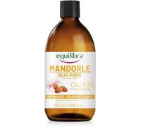equilibra Corpo, Olio di Mandorle Puro, Olio di Mandorle Dolci, Protettivo, Nutriente ed Elasticizzante, Aiuta a Prevenire le Smagliature in Gravidanza o Durante una Dieta Ipocalorica, 500 ml