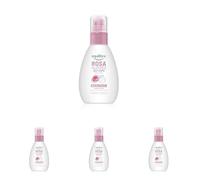 equilibra Corpo, Rosa Ialuronica Deo Vapo, Deodorante Spray Adatto per Pelli Sensibili, Deodorante 24H con Complesso Anti-odore, a Base di Rosa e Acido Ialuronico, 75 ml (Confezione da 4)