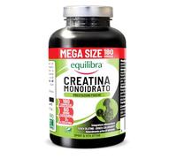 Equilibra Creatina Monoidrato 3000mg, 180 Compresse, Scorta 2 Mesi | Ideale per il Pre Workout, per Uomini e Donne con una vita attiva, Senza Glutine, Lattosio e Coloranti, adatto ai vegani