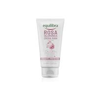 Equilibra, Crema Mani, Levigante e Protettiva, 75ml, con Estratto di Rosa Damascena, Acido Ialuronico e Glicerina Vegetale, 98% Origine Naturale, Assorbimento Rapido, Non Unge, Delicatamente Profumata