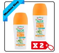 EQUILIBRA CREMA SOLARE SPF25 ALOE VERA 150ml NO GAS (X2)