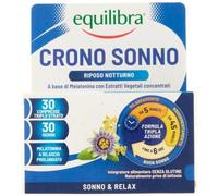 Equilibra Crono Sonno Integratore per Riposo Notturno 30 Compresse