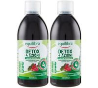 Equilibra® Detox 4 azioni 2x500 ml Soluzione orale