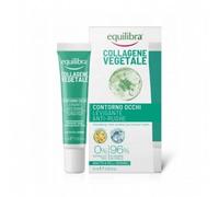 Equilibra, Collagene Vegetale Contorno Occhi Levigante Anti-rughe, 15 ml , Crema con Fitocollagene da Semi di Zucca e Collagen Amino Acids, Vitamina C, Pro-vitamina B5, Dermatologicamente Testato
