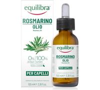 Equilibra, Olio di Rosmarino per Capelli, 100 ml, con Olio di Rosmarino, Olio di Mandorle e Olio di Ricino, Rinforza Cuoio Capelluto e Capelli, Dermatologicamente Testato, Adatto a Pelli Sensibili