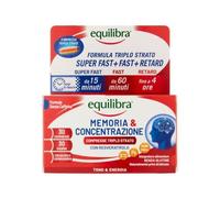 Equilibra EQUILIBRA MEMORIA & CONCENTRAZIONE 30 COMPRESSE TRIPLO STRATO