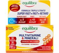 equilibra - Vitamine e Minerali ultivitamine & Minerali, 30 compresse triplo strato Vitamine 1 pieces unisex