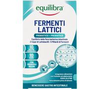equilibra Fermenti Lattici Integratore di Probiotico e Prebiotici 10 Bustine Orosolubili