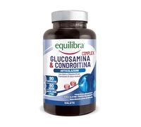 Equilibra Integratori Alimentari, Glucosamina & Condroitina Complex, Integratore a Base di Glucosamina e Condroitina, con MSM, Calcio, Zinco e Vitamina D3, Per le Articolazioni, 90 compresse