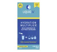 Liquid I.V. Hydration Multiplier Integratore Idratazione Gusto Lemon Lime, 10 Stick