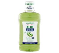 Equilibra Igiene Dentale, Aloe Collutorio Tripla Azione, Collutorio a Base di Aloe Vera, Svolge un'Azione Lentiva e Protegge dai Batteri, Contrasta Carie, Tartaro e Disturbi Gengivali, 500 ml"