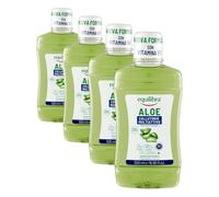 Equilibra Igiene Dentale, Aloe Collutorio Tripla Azione, Collutorio a Base di Aloe Vera, Svolge un'Azione Lentiva e Protegge dai Batteri, Contrasta Carie, Tartaro e Disturbi Gengivali, 500 ml"
